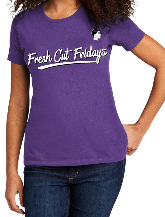 FCF Ladies Purple Rush Short Sleeve Cotton T